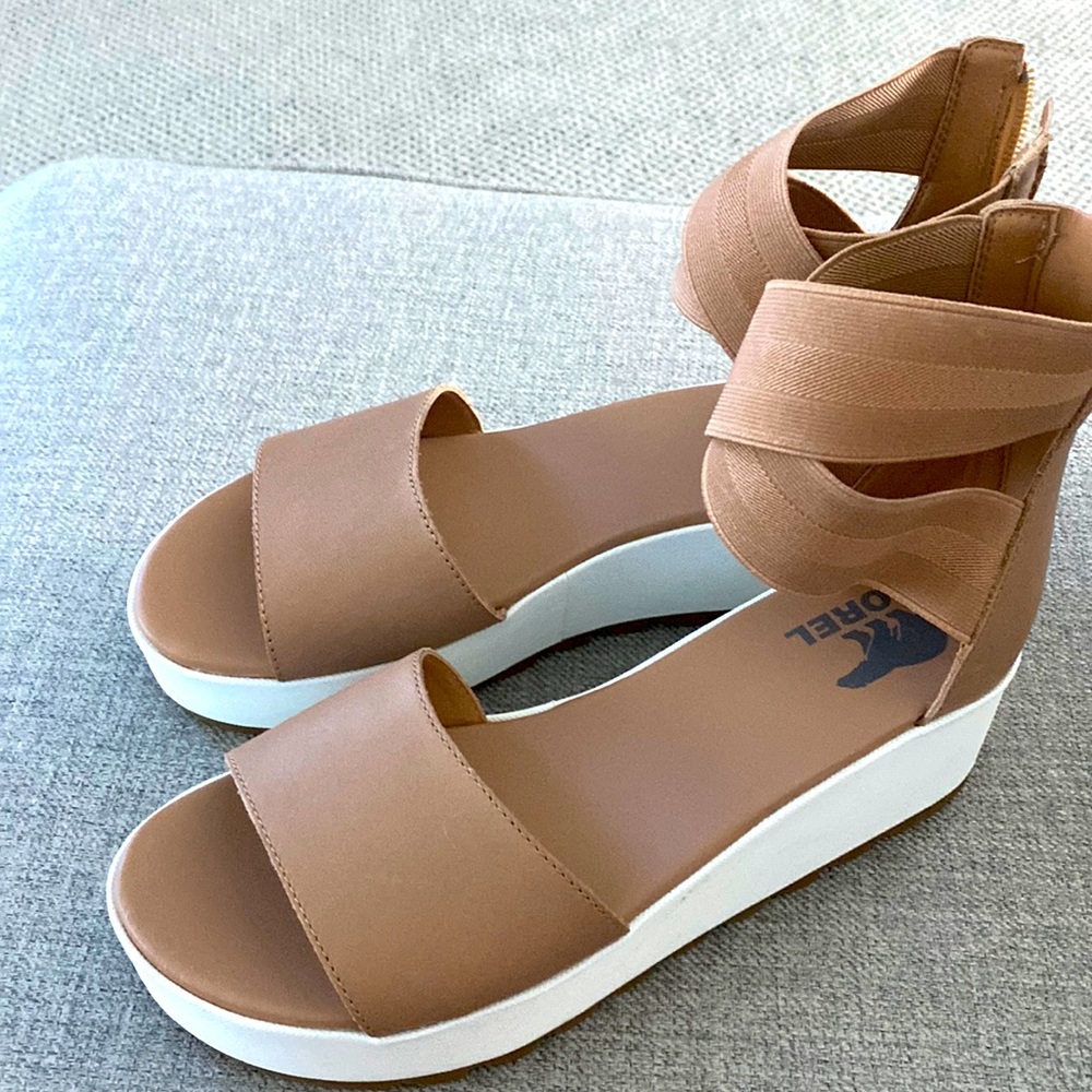 Sorel Cameron Flatform Ankle Strap